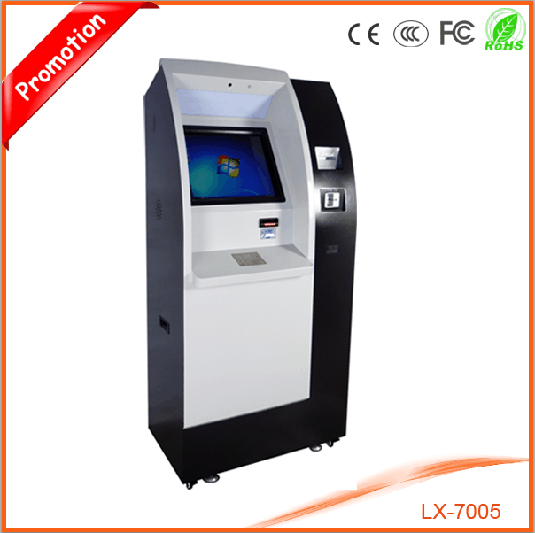 Dual Screen Payment Mobile charge kiosk ATM kiosk coffee vending machine currency exchanging kiosk