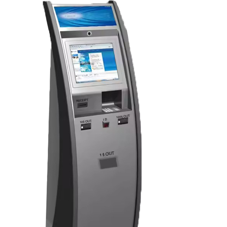 lx9007 self-service atm cash Coins acceptor recycler automatic terminal touch screen ATM Payment Kiosk