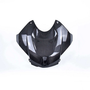 Glossy Black Full Dry Carbon Fiber Fibre Motorcycle Racing Parts Fuel Air Box Tank Side Panel Fairing Cover