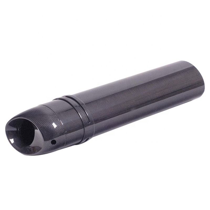 carbon fiber motorcycle exhaust tips pipe oval