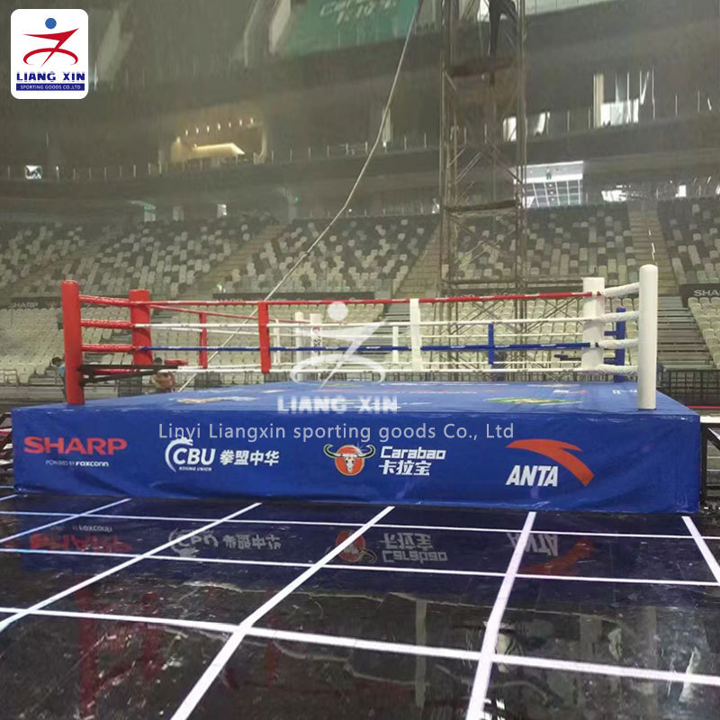 6m mini floor boxing wrestling ring with top quality boxing ring