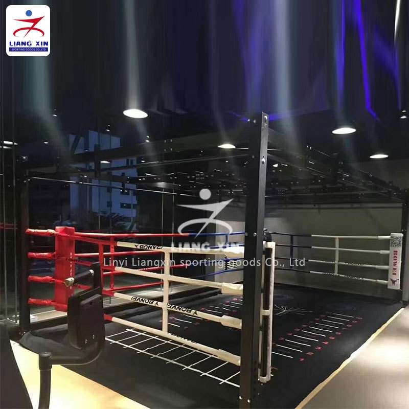 6m mini floor boxing wrestling ring with top quality boxing ring