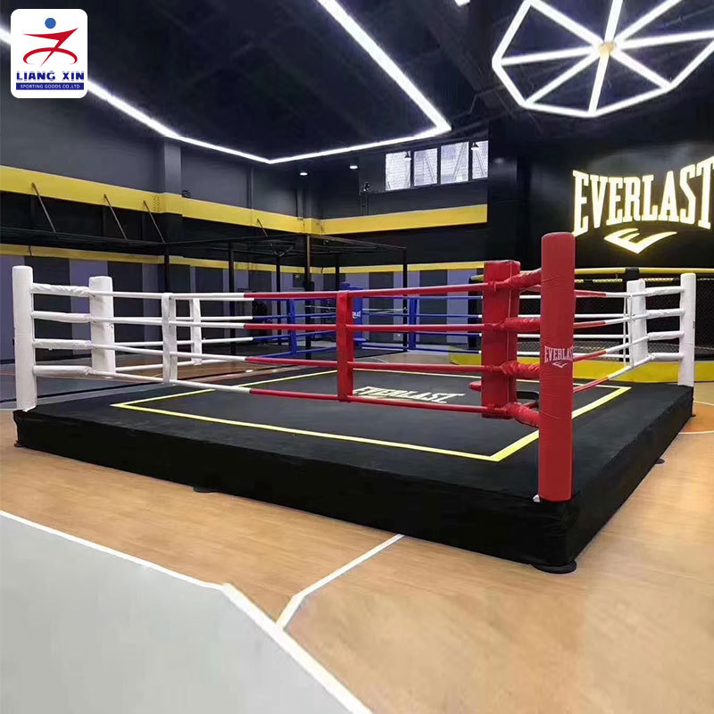 Black and white boxing ring juguete ring boxeo