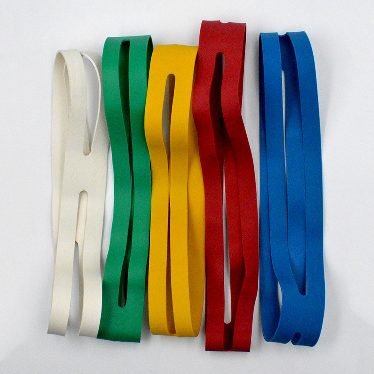 Customised Elastic Silicone Rubber H Cross Band Natural X Rubber Band For Book