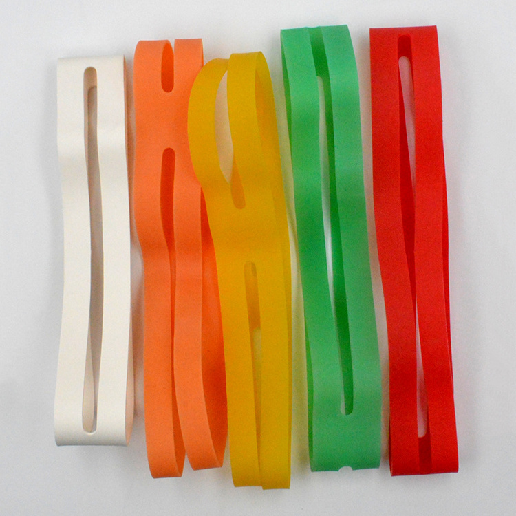 Customised Elastic Silicone Rubber H Cross Band Natural X Rubber Band For Book