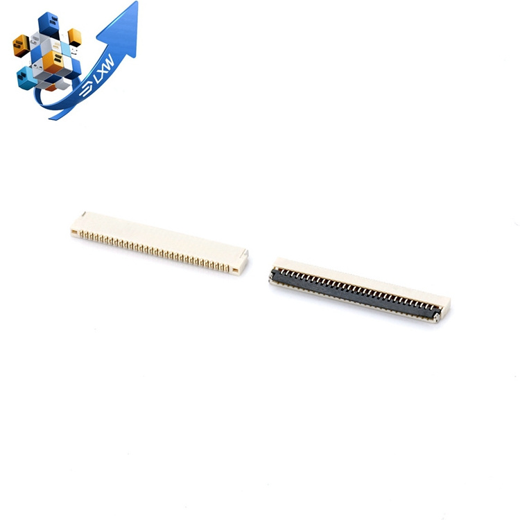 Factory price FPC/ffc connector 0.3/0.5/0.8/1.0/2.54 fpc connector 0.5mm pitch 4P/5P/6P/7P-60P pcb connector