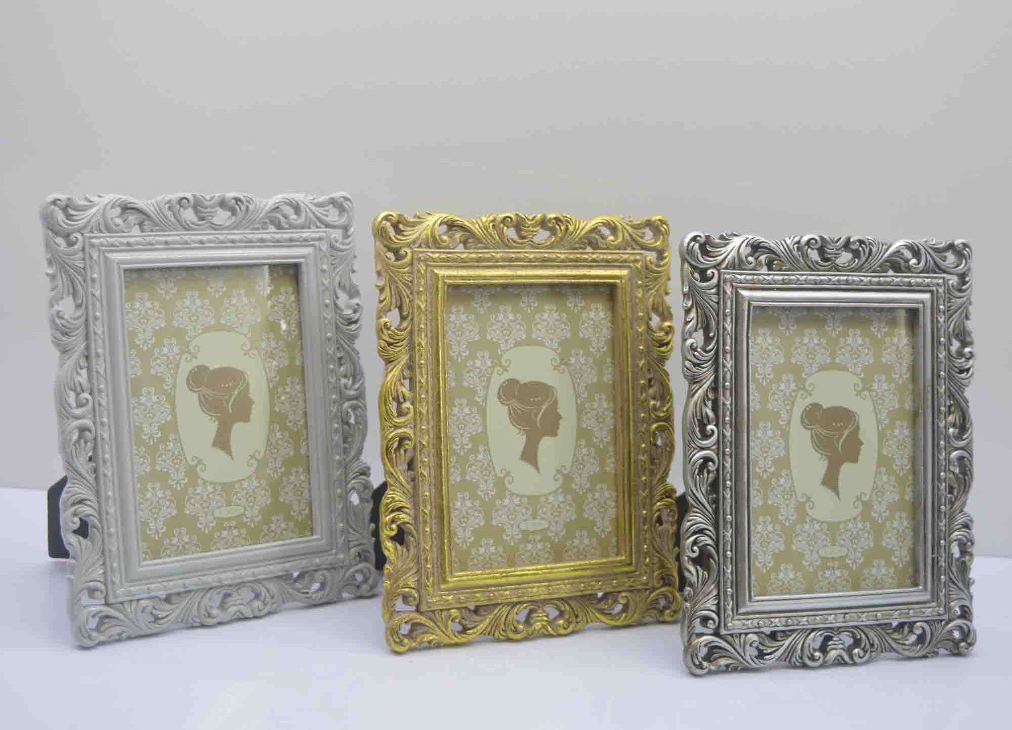 Vintage wedding resin antique photo picture frame 4x6