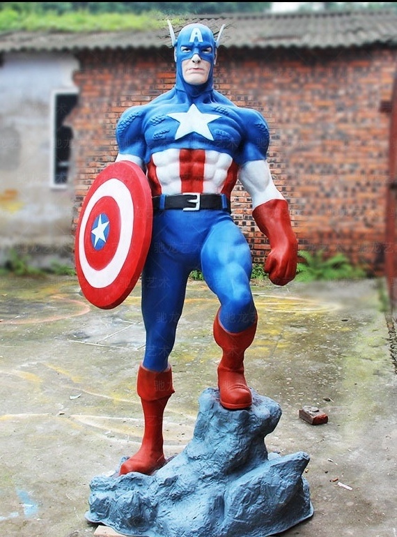 Manufacturers direct custom outdoor large city sculpture resin FRP figure statues animal statues