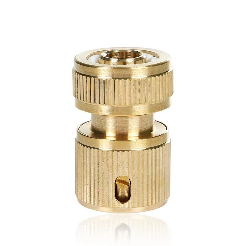 High Quality 1/2 3/4 Brass Garden Water Hose Quick Connectors Faucet Adapter For Taps