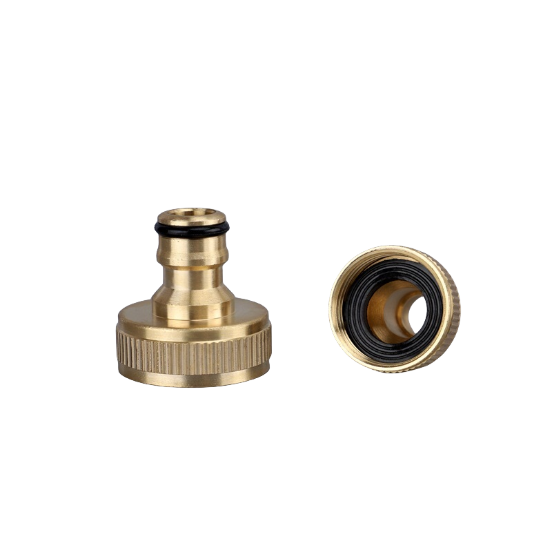 High Quality Durable 1/2 Inch Garden Faucet Tap Hose Connector Hose Splitter In Brass Material