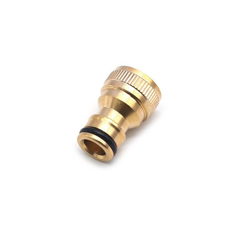 High Quality Durable 1/2 Inch Garden Faucet Tap Hose Connector Hose Splitter In Brass Material