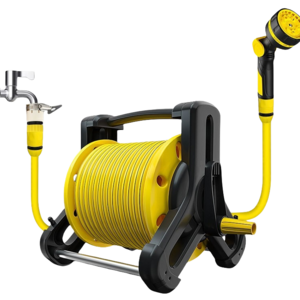 High Quality 1/2" 100FT Retractable Pressure Washer Garden Hose Reel For Garden Watering