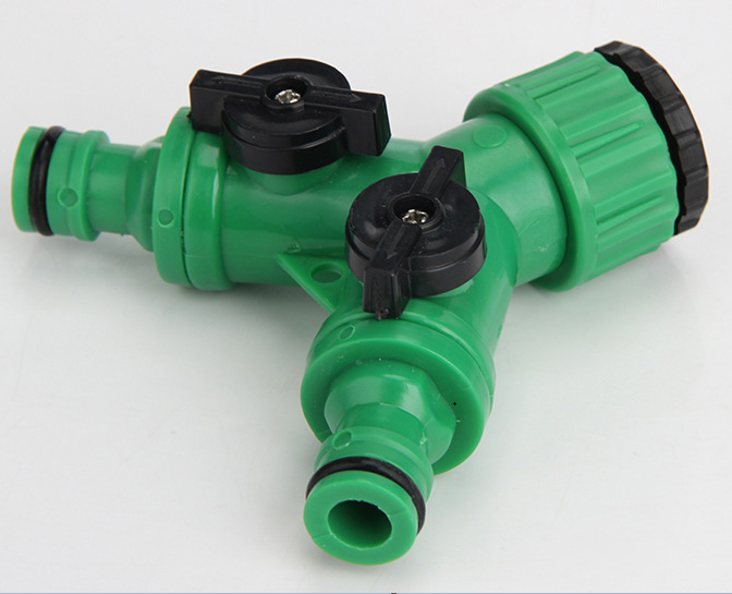 Factory Direct Sell High Quality Faucet Tap Connector 2 Way Garden Hose Splitter