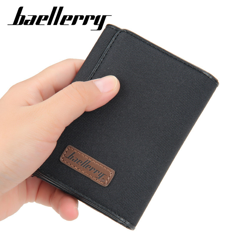 Baellerry Business Men Wallets Foldable High Quality Oxford Luxury Wallet