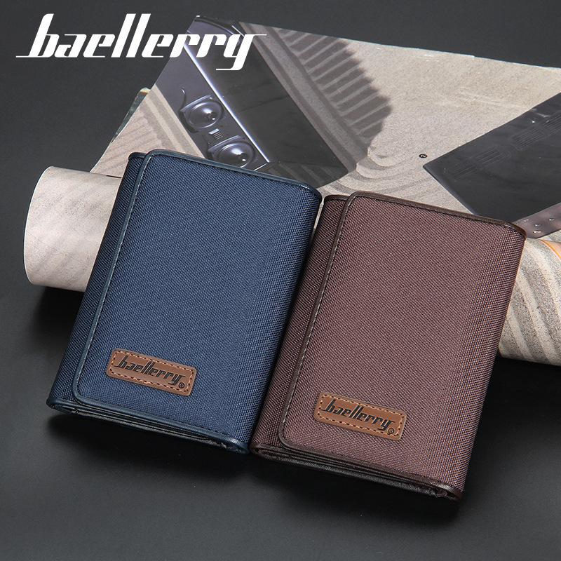 Baellerry Business Men Wallets Foldable High Quality Oxford Luxury Wallet