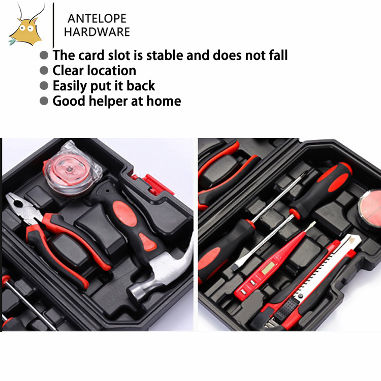 9PCS Classic Style  Professional Mechanic  Box Package Tool Sets Tool Kit Set