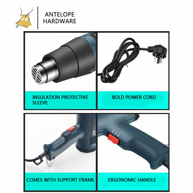 Two Speed Temperature Regulation Soldering Hot Air Blower Heat Gun Mini Hot Air Gun