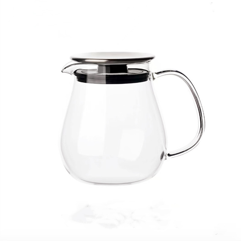 460ml 720ML Microwave  Loose Leaf Tea Maker Stovetop Safe Tea Kettle Glass Teapot with Stainless Steel Infuser