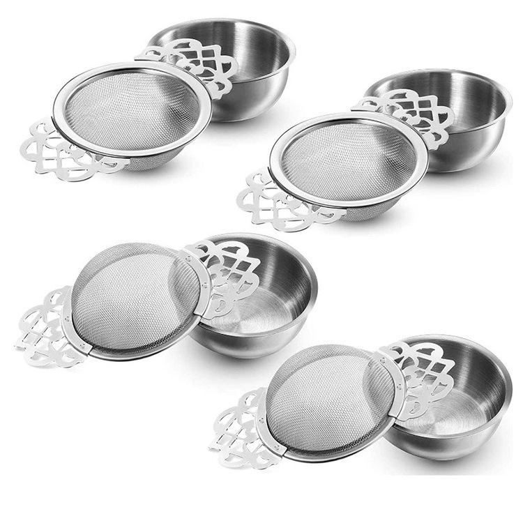 Extra Fine Mesh and Large Capacity Stainless Steel Tea Steeper Diffuser Tea Infuser Strainers for Loose Tea