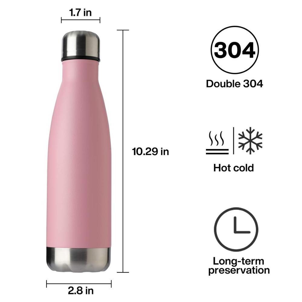 2020 Amazon Hot 500ml Small MOQ double wall 304 vacuum stainless steel 1 liter water bottle keeps Drinks Cold for 24 Hours