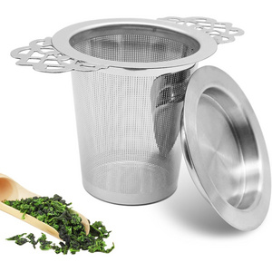 Extra Fine Mesh and Large Capacity Stainless Steel Tea Steeper Diffuser Tea Infuser Strainers for Loose Tea