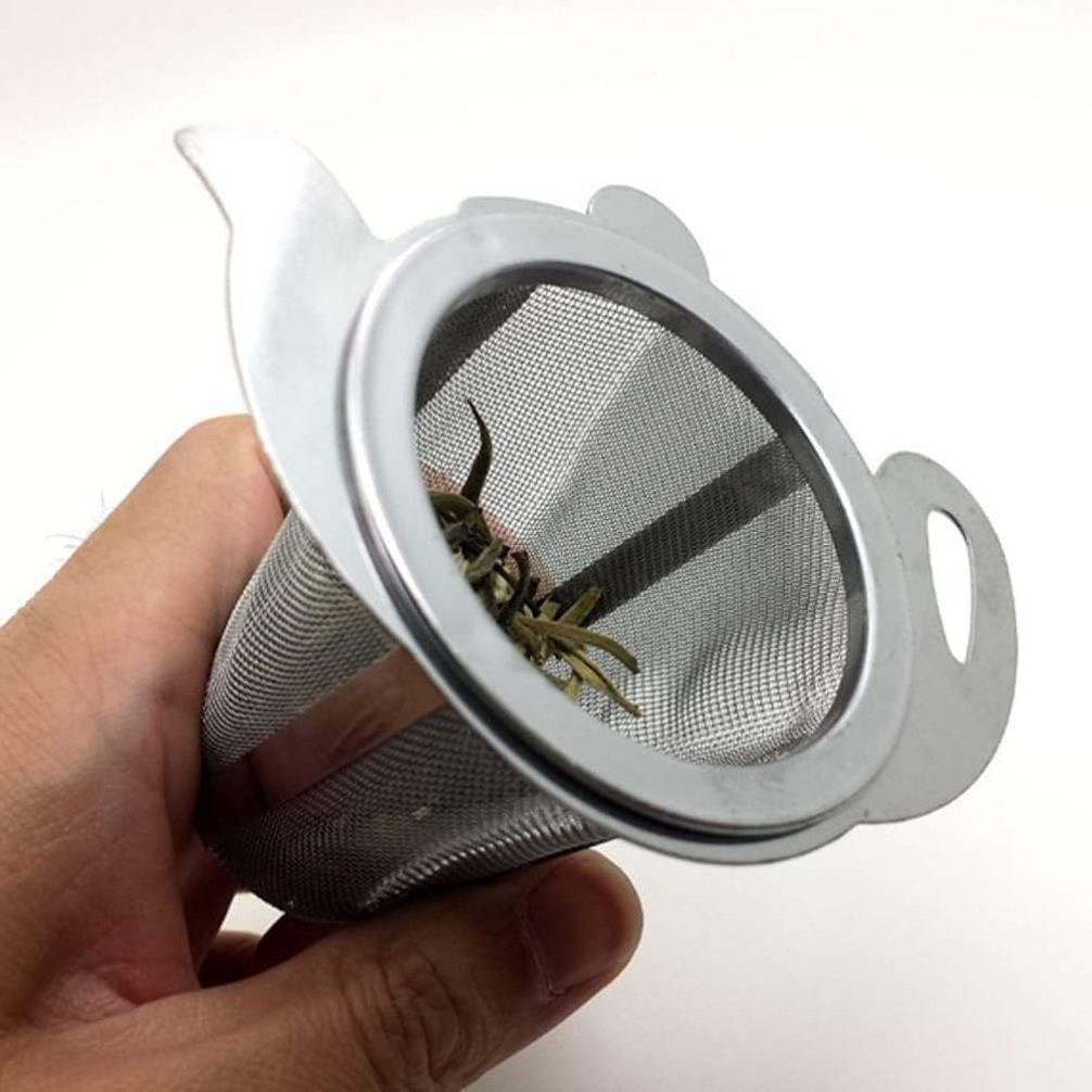 Stainless Steel Tea Filter Cute Teapot Shaped Tea Infuser Tea Steeper with Drip Trays for Herbal Spices