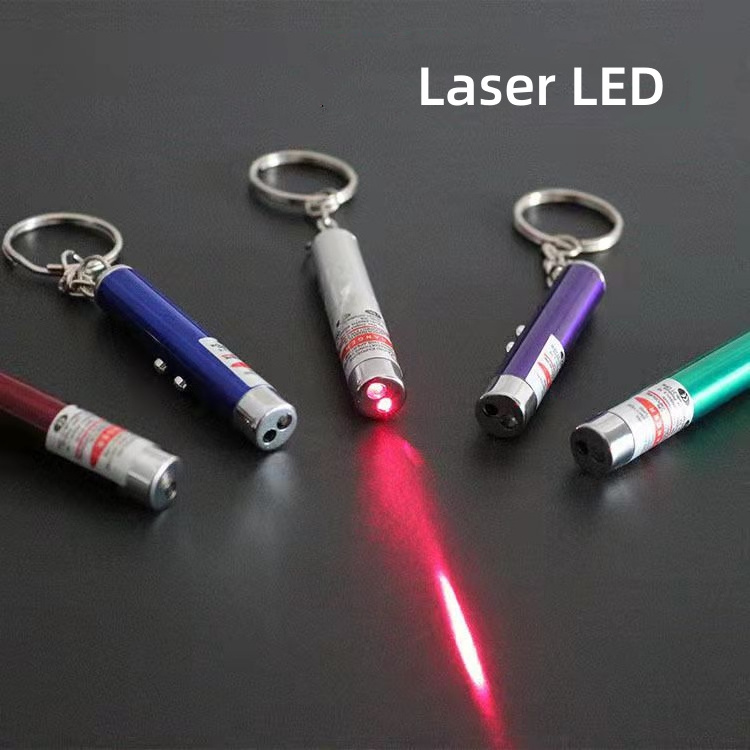 Cat Funny Interactive Toy LED Light Torch Laser Pointer Infrared Laser 2 in 1 Cat Laser Toy