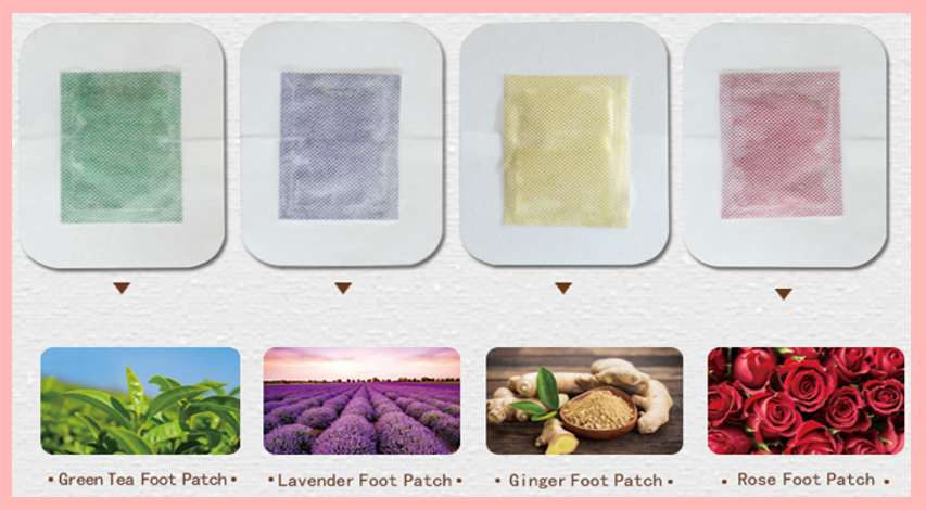 Free Sample High Quality Paladin Bamboo Vinegar Detox Foot Patches Relax Health Care Slim Products