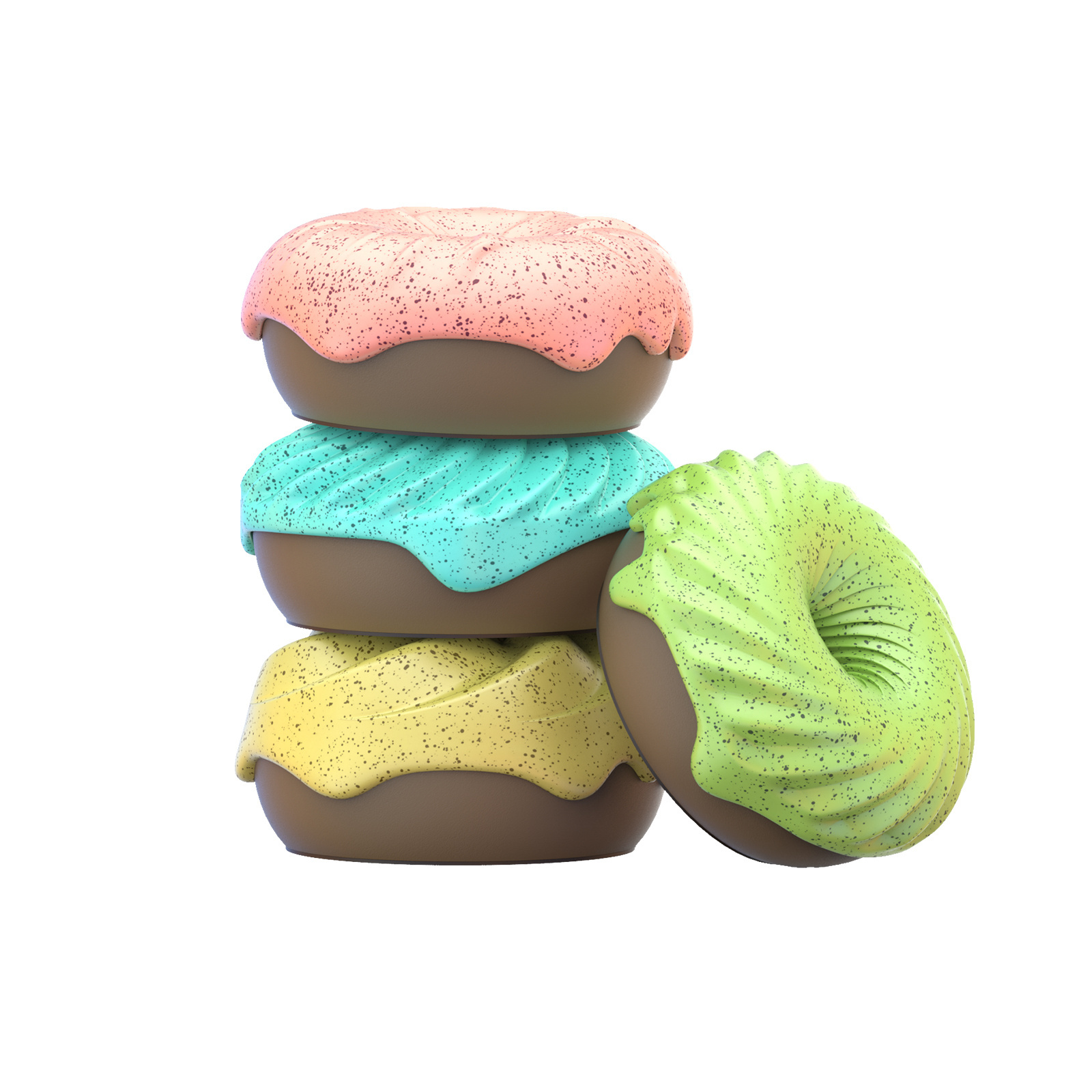 Manufacturers Portable Donut Shaped Pet Toys Donut Cat House Aromatherapy Fresh Air Pet Cleaning Supplies Pet Solid Deodorant