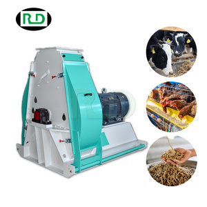 2024 HOT SALE Rongda 3-4T/H Stainless Steel Grain Sorghum Hammer Mill Feed Grinding Machine