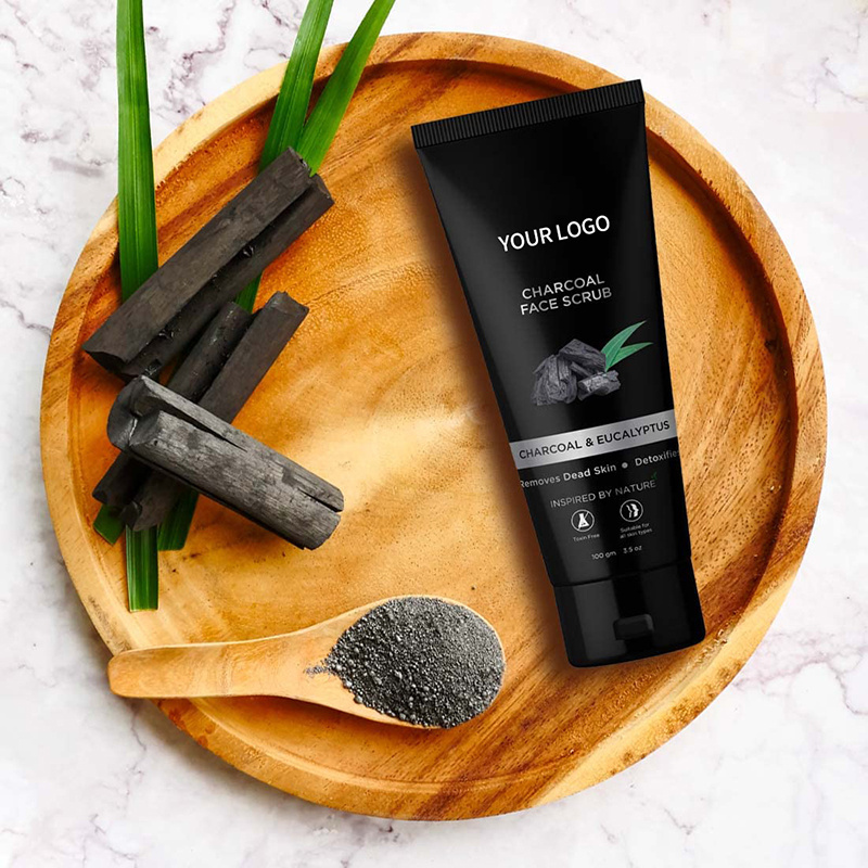 Private Label  Anti Acne Hydrating Face Wash Organic Charcoal Foaming Cleansing Gentle Facial Scrub For Acne skin