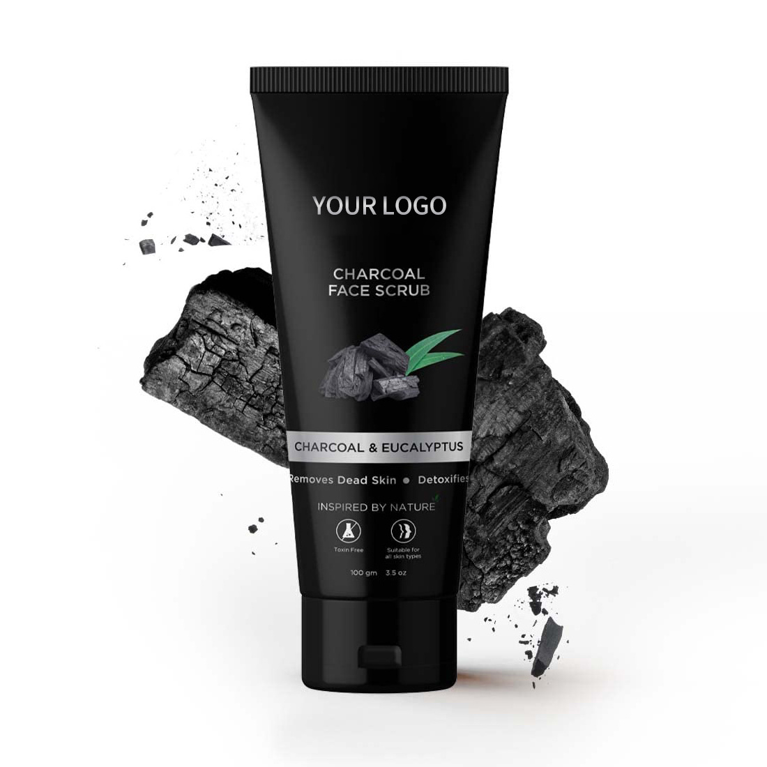 Private Label  Anti Acne Hydrating Face Wash Organic Charcoal Foaming Cleansing Gentle Facial Scrub For Acne skin