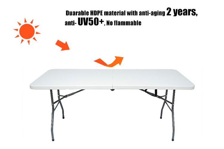 Outdoor Folding Camping Picnic Table Portable Light Hpl Outdoor Table Top Outdoor Coffee Table Modern