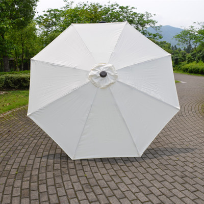 Top Quality 2.7M Big Aluminium Custom Logo Printing Decorative Patio Umbrella for Wedding