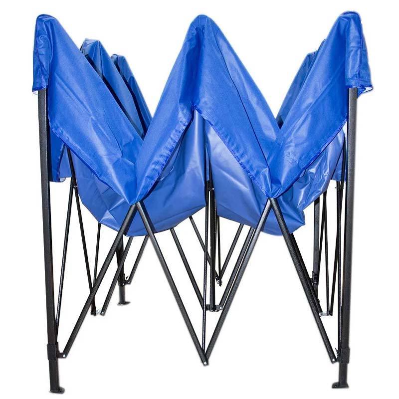 3x3 Large PVC Coated 4 Legs Folding Awning Trade Fair Tents Pop Up Gazebos With Sides