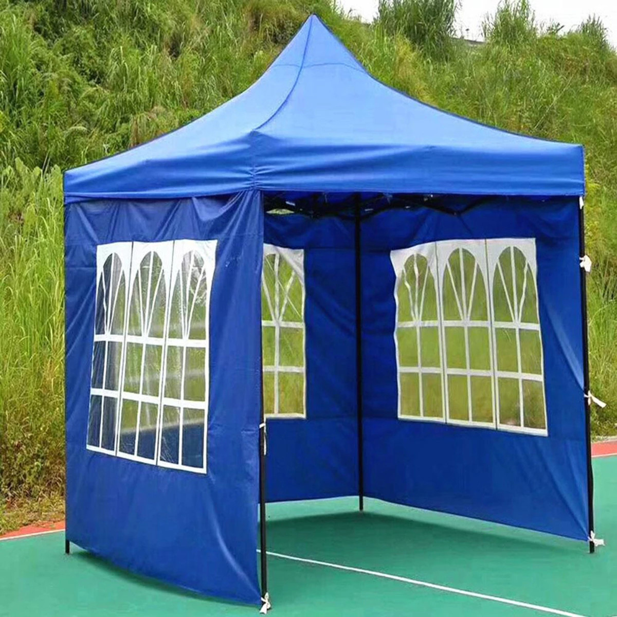 Akuan 10x10 Pop Up Canopy Commercial Instant Shelter Canopy with Removable Sidewalls