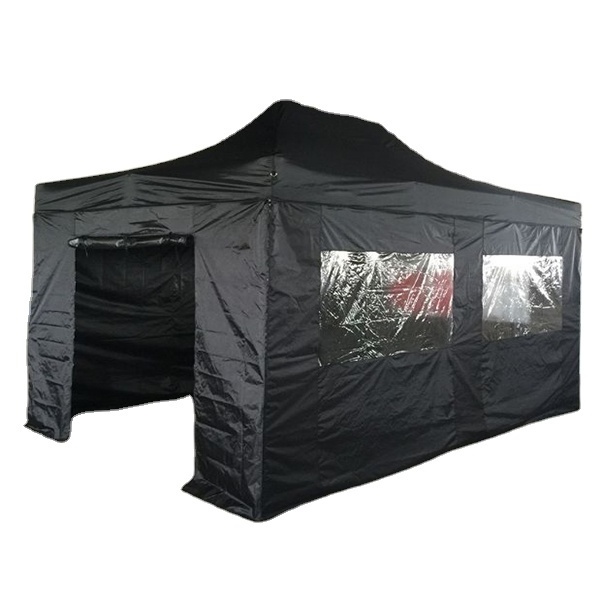 10X20FT Outdoor Canopy Portable Gazebo Trade Show Pop Up Roof Top Tent with Walls