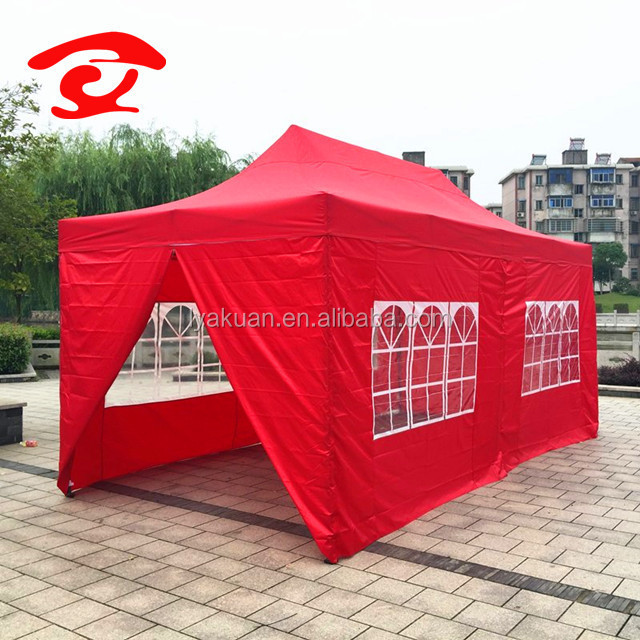 Top Value Second Hand Red Color 10x20 Luxury Safari Tent For Sale