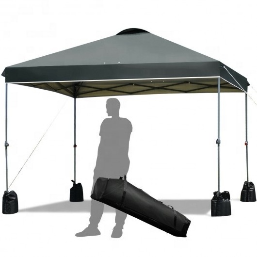 10x10ft Pop Up Canopy Top Replacement Tent Sunshade Outdoor Gazebo Sunshade Tent Cover with Hook