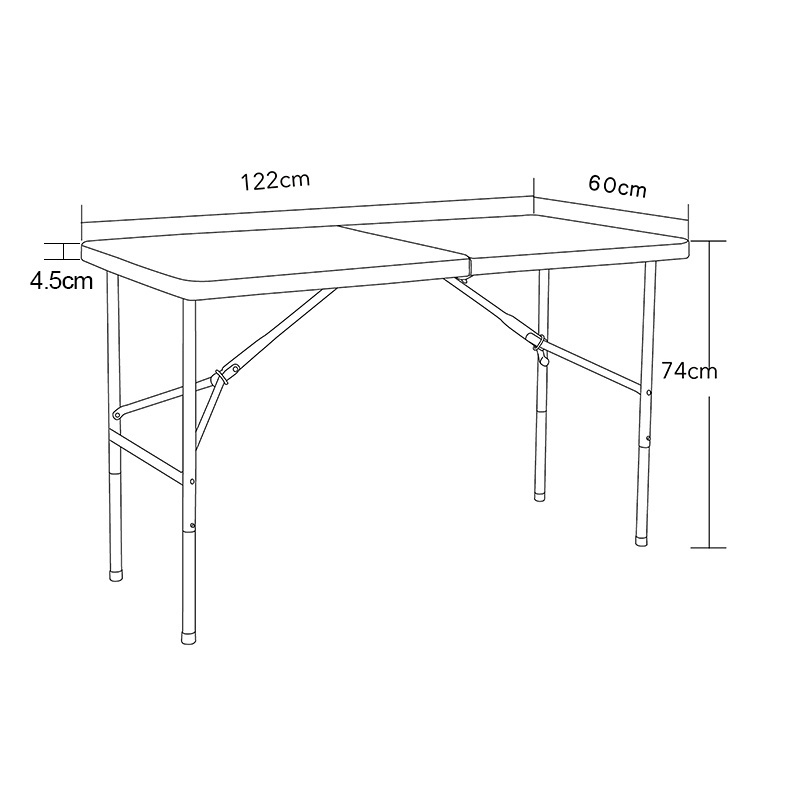 Custom Cheap China Wholesale Trestle Table Portable Folding Outdoor Camping Picnic Table Kitchen