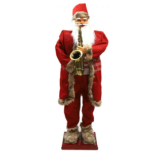 Commercial Christmas Decor Santa Claus Electrical Dancing Moving Outdoor Christmas Decorations Large Santa Claus With Music