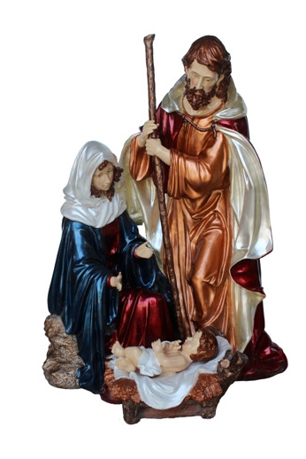 Navidad decor resin crafts jesus statues life size religious scene outdoor nativity set christmas figurines decorations