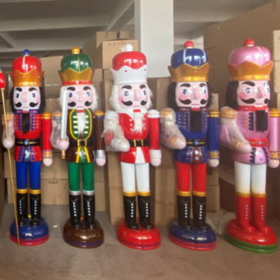 6ft life size nutcracker soldier figurines plastic art crafts Christmas toys gift ornaments nutcracker for Christmas decoration