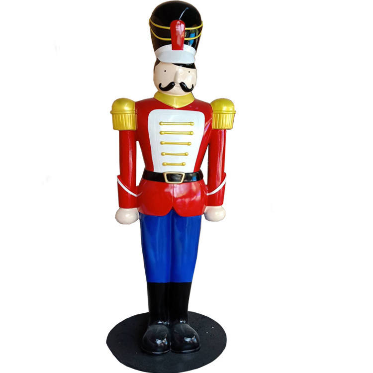 Commercial outdoor Christmas decoration shopping mall decoration nutcracker 6ft large giant life size nutcrackers soldier