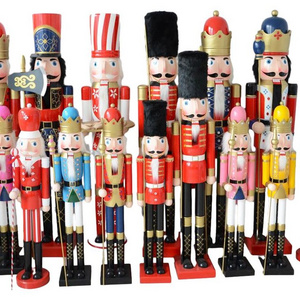 Life Size Nutcracker Christmas 180 cm Giant Wood Toys Ornaments Outdoor Christmas Decorations Large 6ft Nutcracker