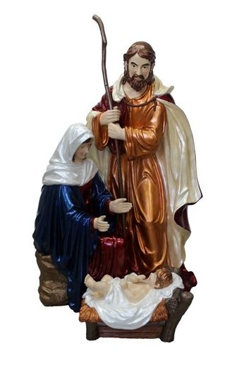 Navidad decor resin crafts jesus statues life size religious scene outdoor nativity set christmas figurines decorations