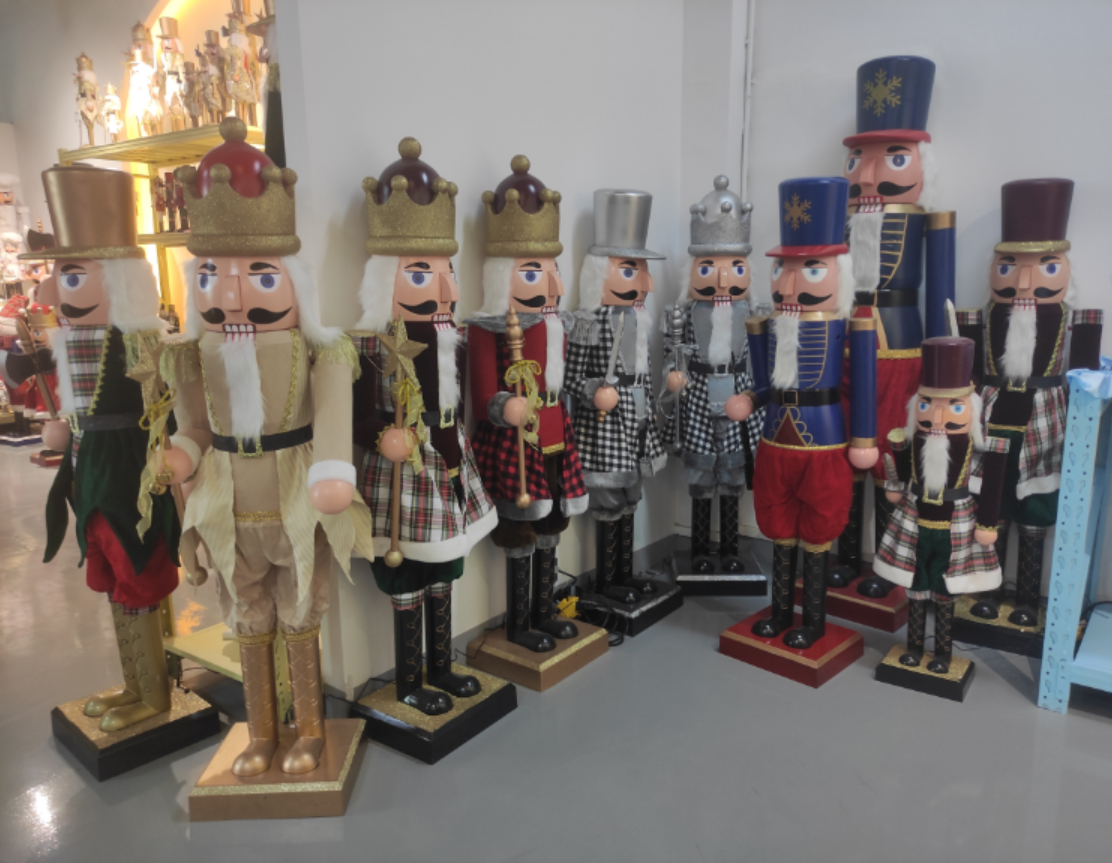 63 inch life size nutcracker outdoor plastic crafts musical toys gift ornaments lighting Christmas decoration Nutcracker Soldier