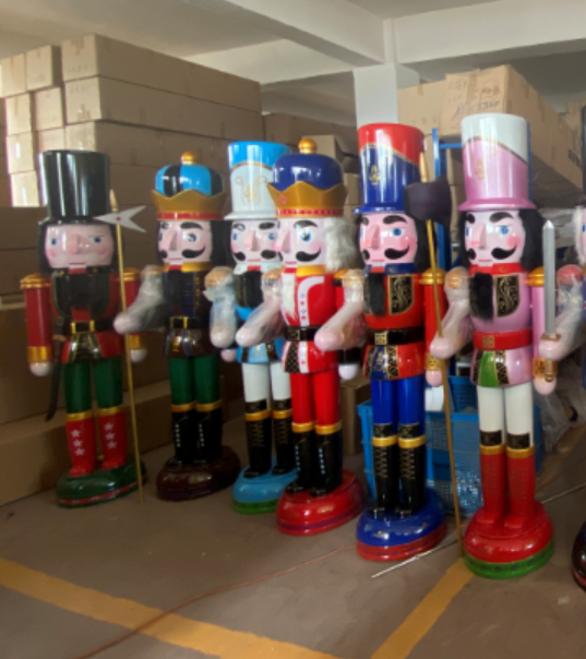 6ft life size nutcracker soldier figurines plastic art crafts Christmas toys gift ornaments nutcracker for Christmas decoration