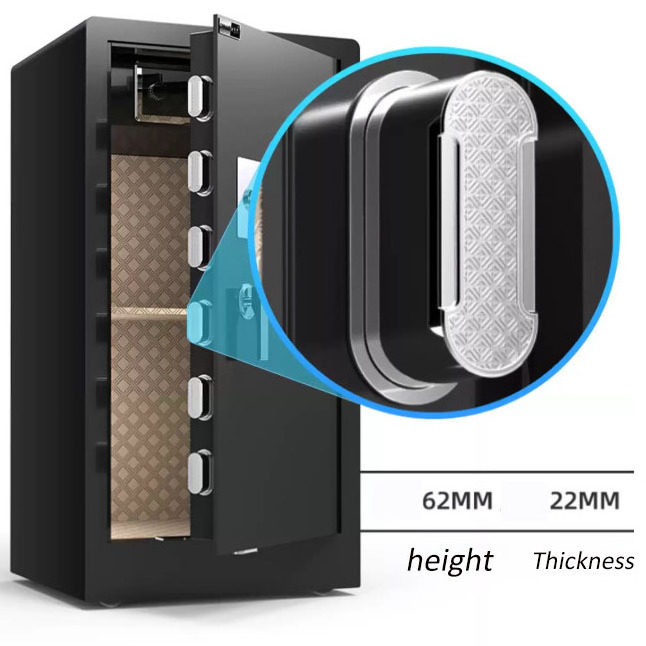 Large File Fireproof Mechanical Lock Security Safe Box Storage Digital ...