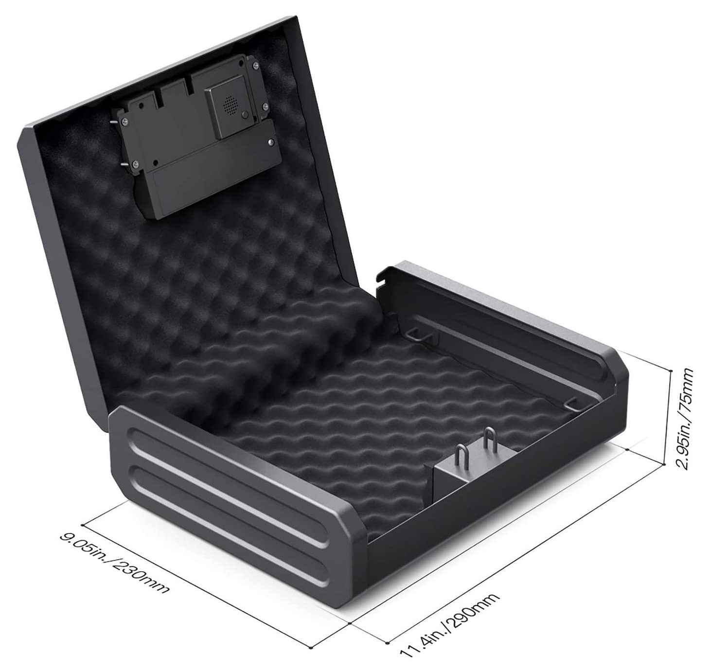 Gun Safe Box Hidden Portable Handgun Safe Fingerprint Biometric Gun Safe hidden stash